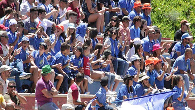 Los aficionados del Tahíche vivieron un domingo de emociones y celebraron con sus jugadores este nuevo éxito del equipo de Lanzarote