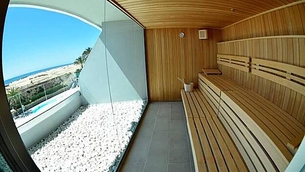 La sauna es otro de los espacios preferidos para este tipo de viajeros que buscan eliminar toxinas y sentirse bien por dentro y por fuera.