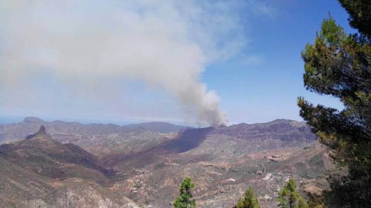 Un vecino de Telde, detenido por el incendio en la Cumbre
