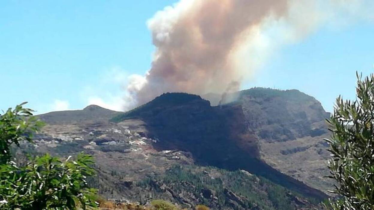 Los 550 habitantes de Artenara, desalojados
