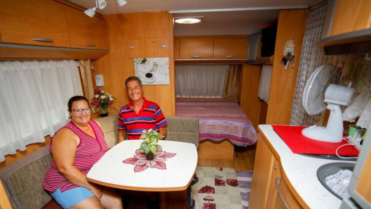 Algunos camping se han convertido en asentamientos permanentes