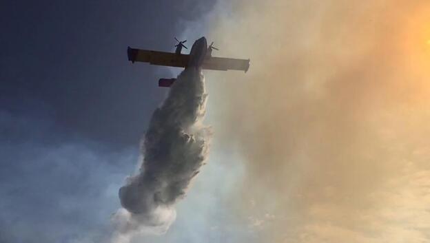 El incendio también amenaza a Mogán