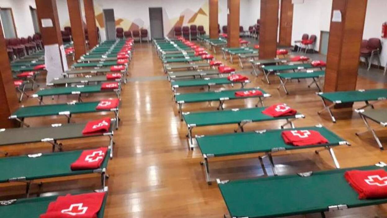 El albergue de San Mateo recibirá a los evacuados
