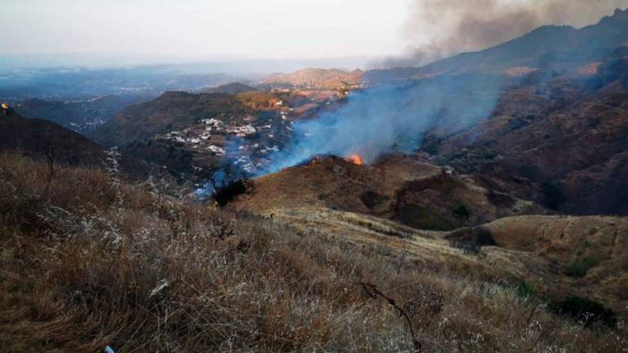 El fuego de Las Lagunetas queda extinguido