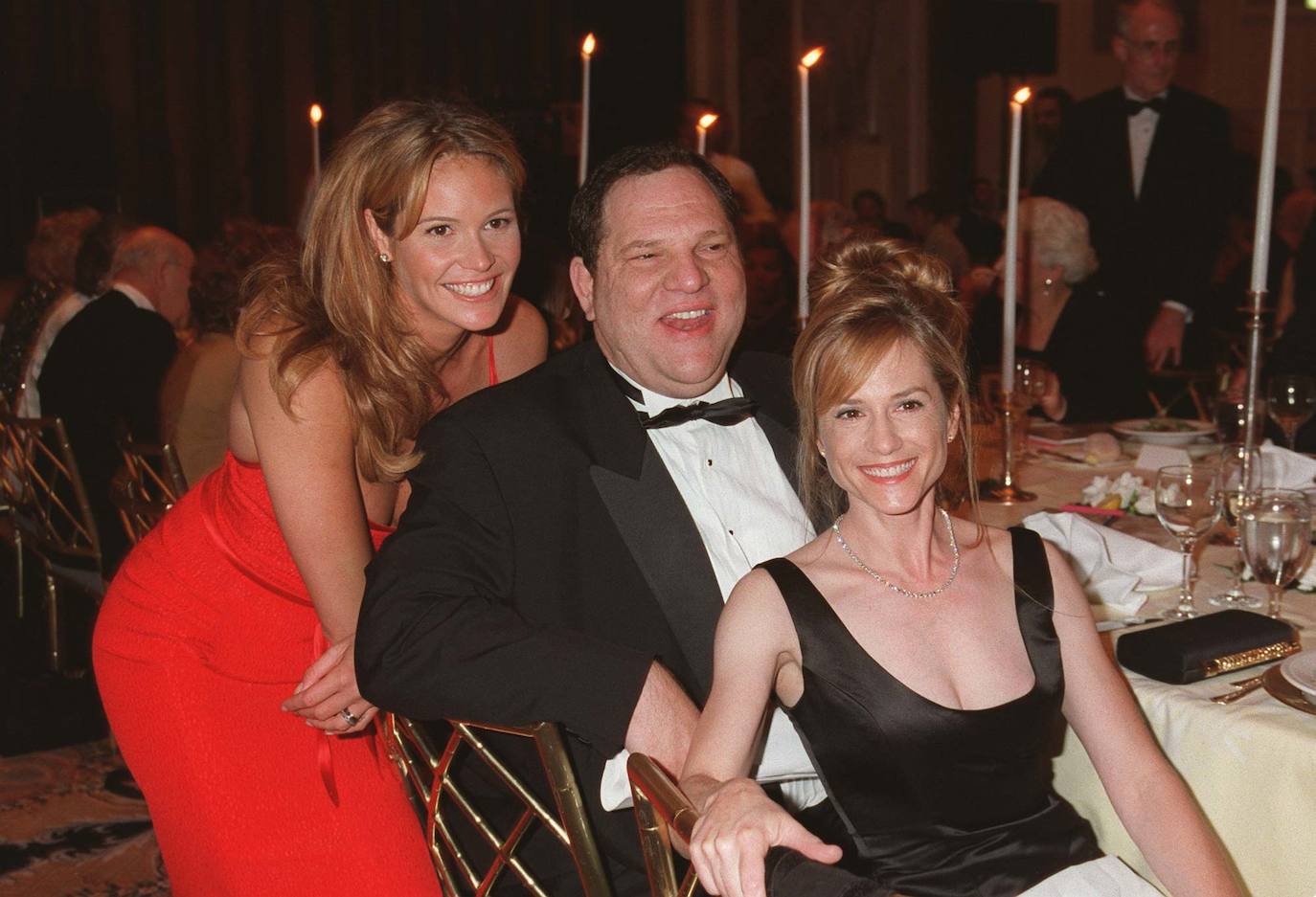 Con Elle Macpherson y Holly Hunter.