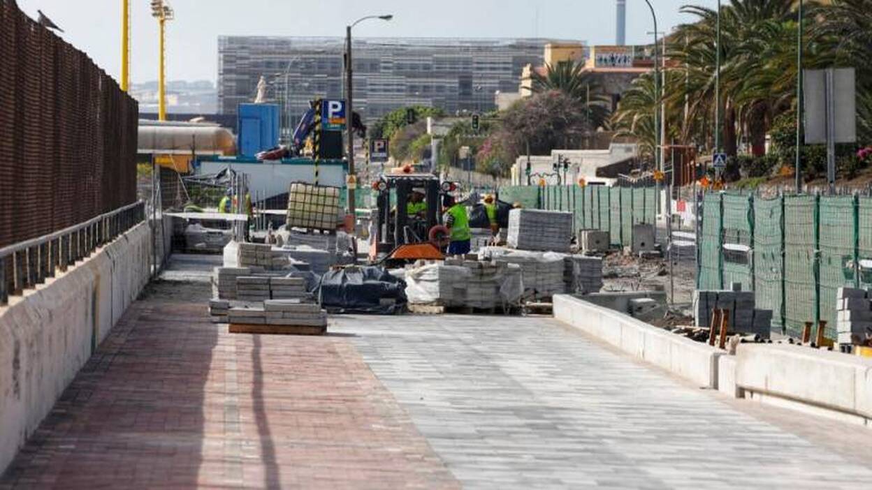 El tramo de la MetroGuagua en Blas Cabrera Felipe alcanza el 70% de ejecución