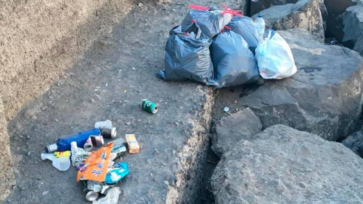 Taliarte se desespera con la basura