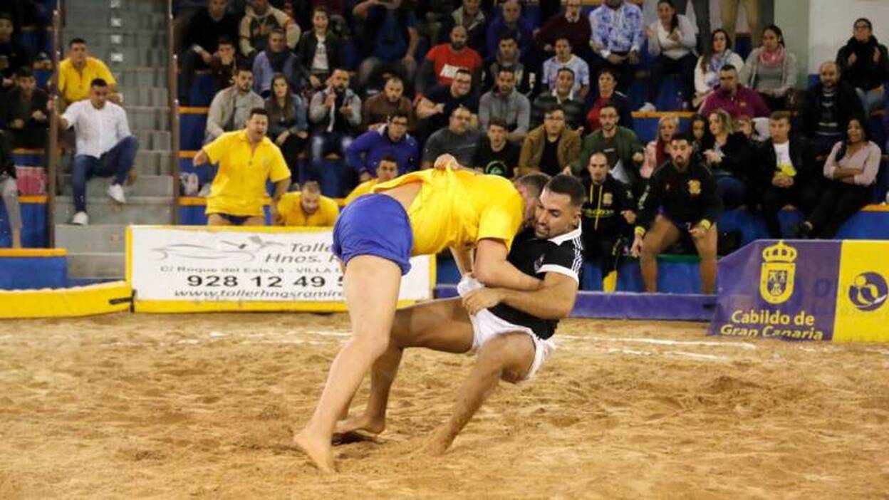 Una luchada solidaria se suma al objetivo de "reverdecer" Gran Canaria