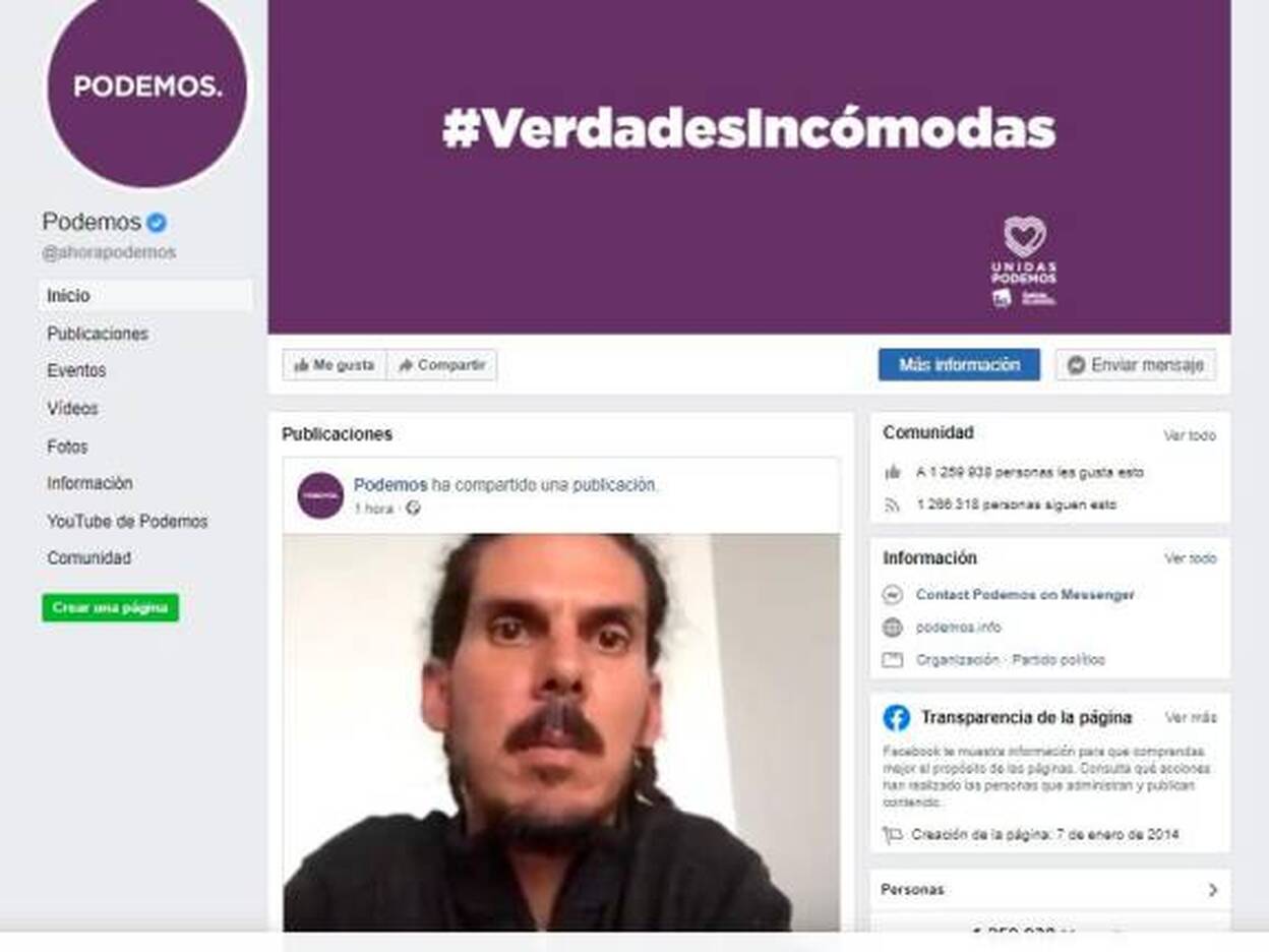 La Junta Electoral ordena a Podemos que retire su propaganda de Facebook