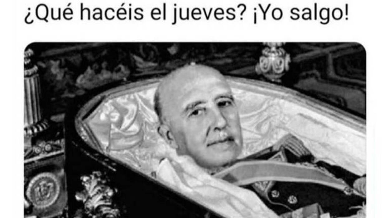 La exhumación de Franco en las redes