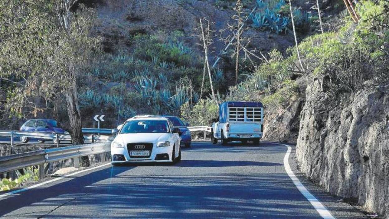 El ensanche del tramo bajo de la GC-41 afecta a 78 parcelas privadas