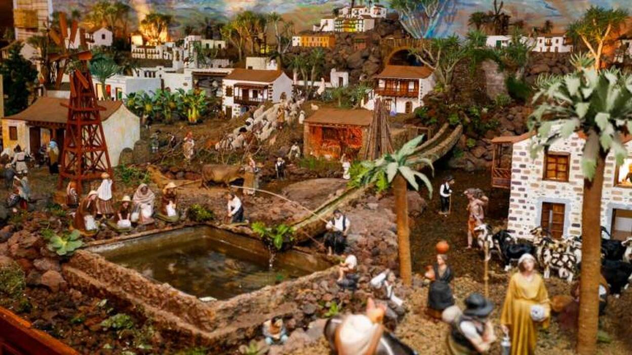 Ni la lluvia desluce la llegada de la Navidad