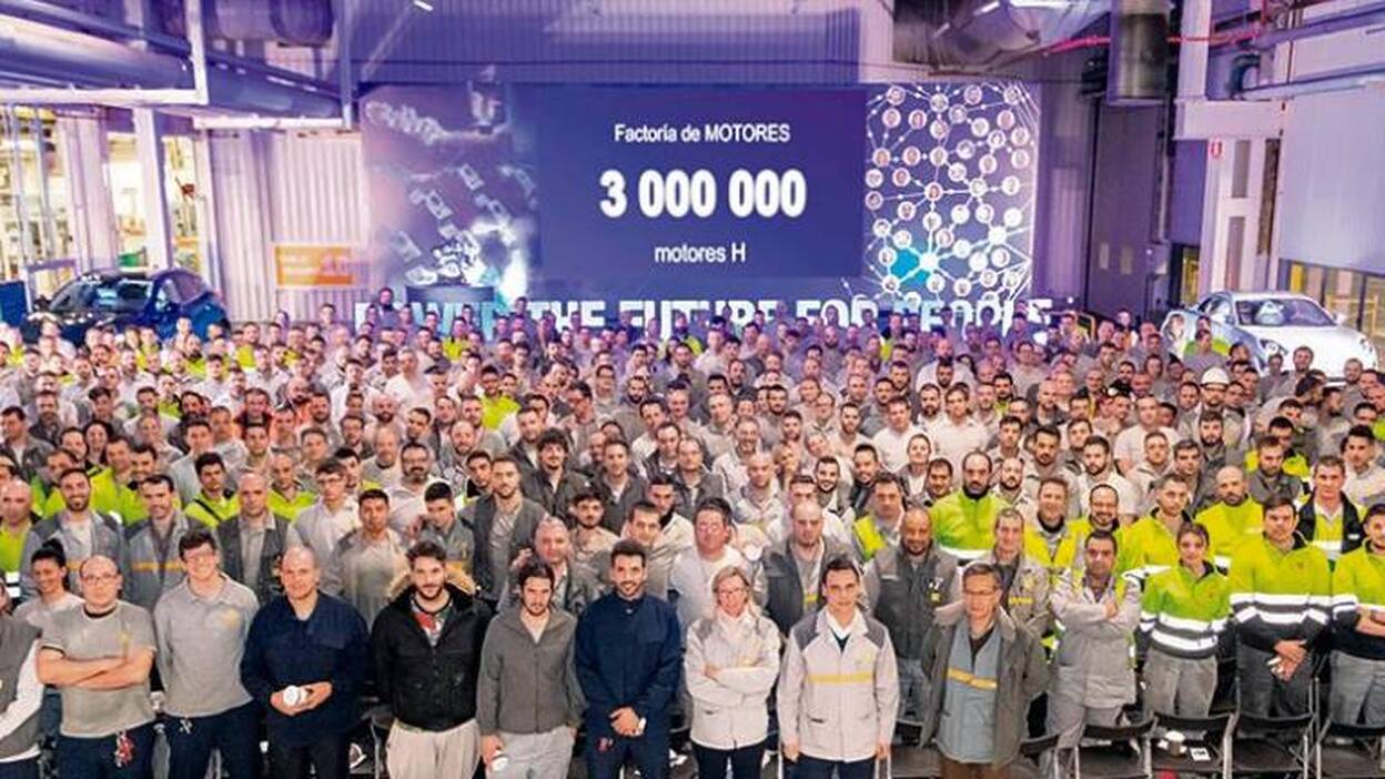 La factoría Renault de Valladolid produce 3 millones de motores H