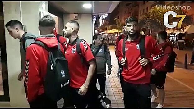 El CD Tenerife aterriza en Gran Canaria