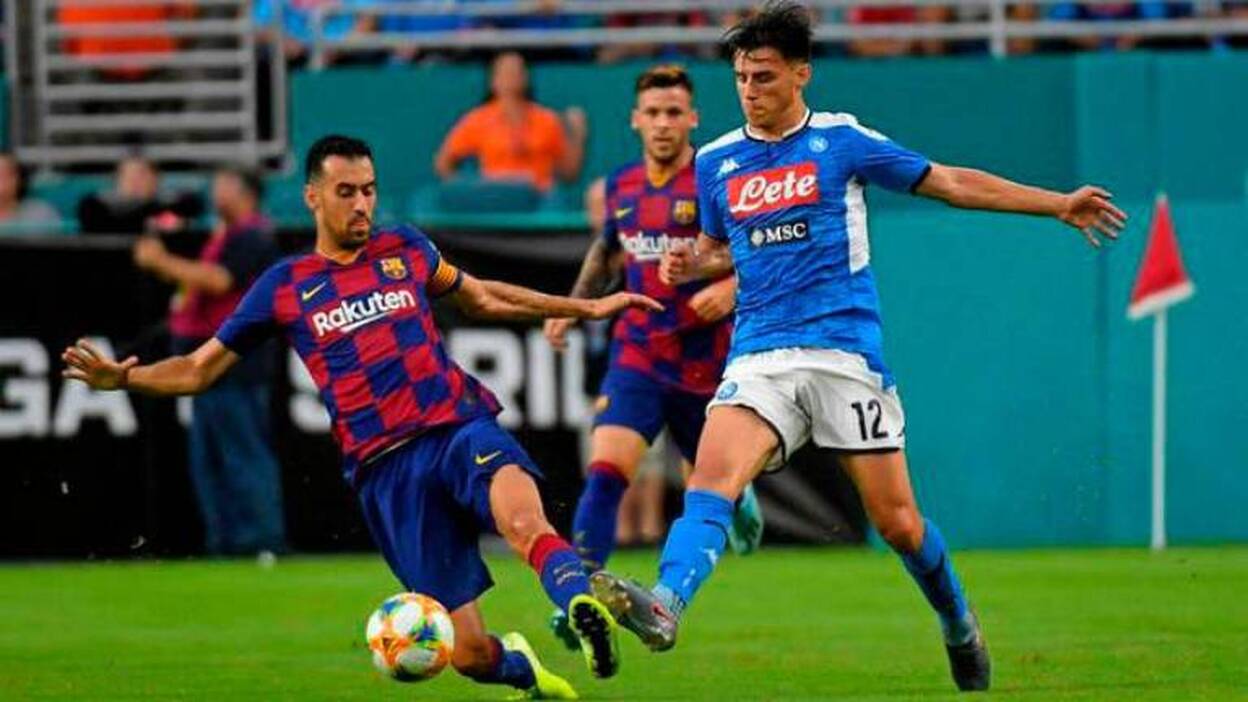 El Barcelona-Nápoles, a puerta cerrada