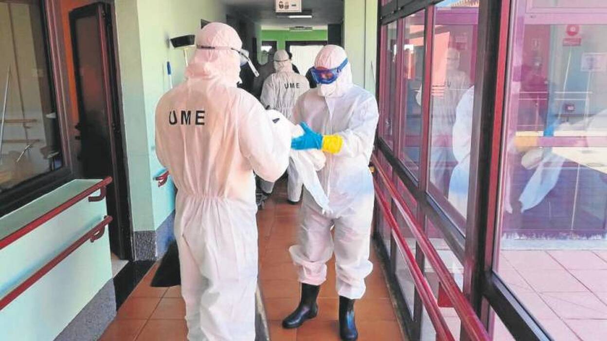 La UME, el batallón de la desinfección