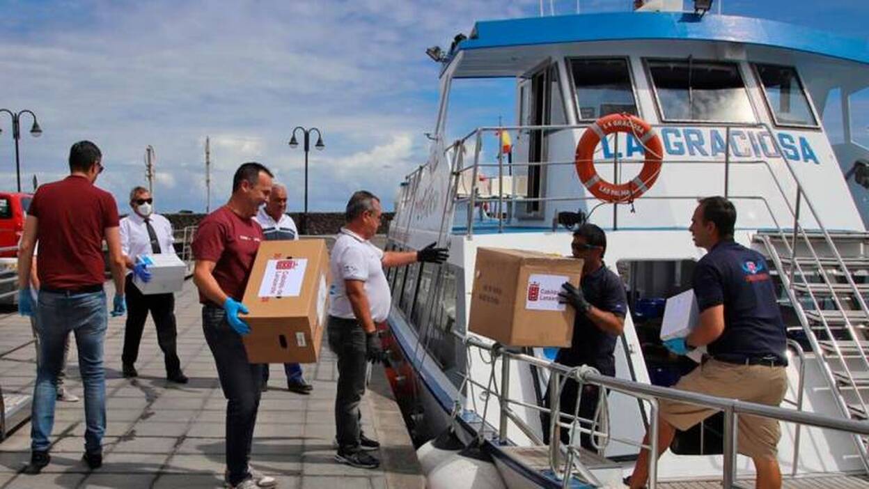 Material de protección para La Graciosa