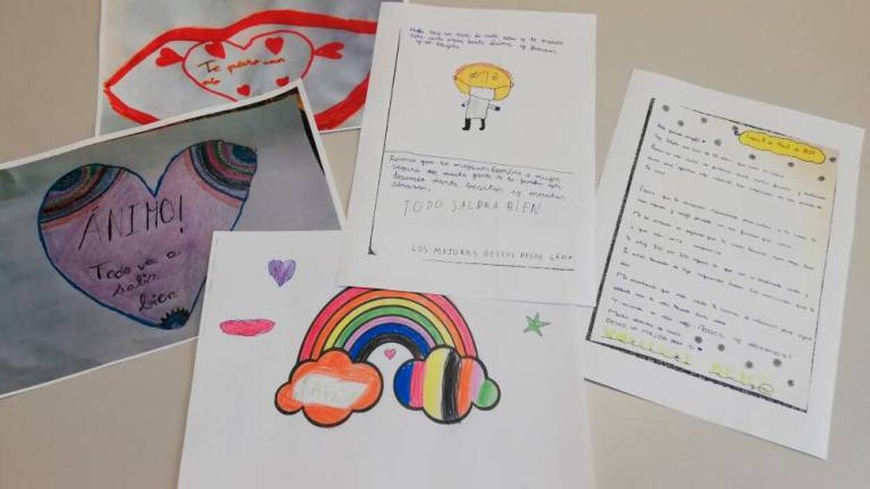 Cartas llenas de fuerza y alegría para los enfermos