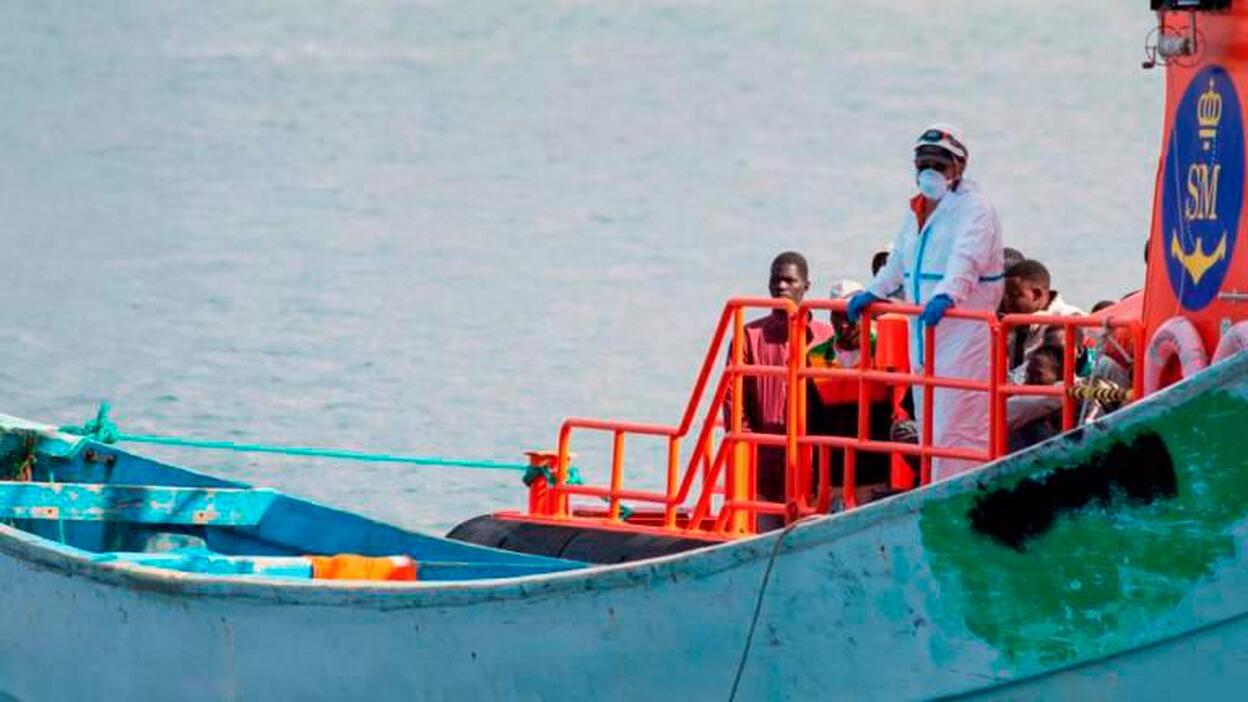 Llega una patera al sur de Gran Canaria