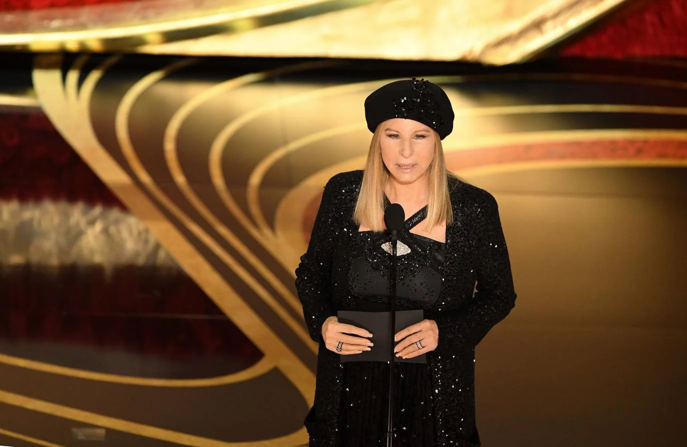 Barbra Streisand, en la última entrega de los Oscar.