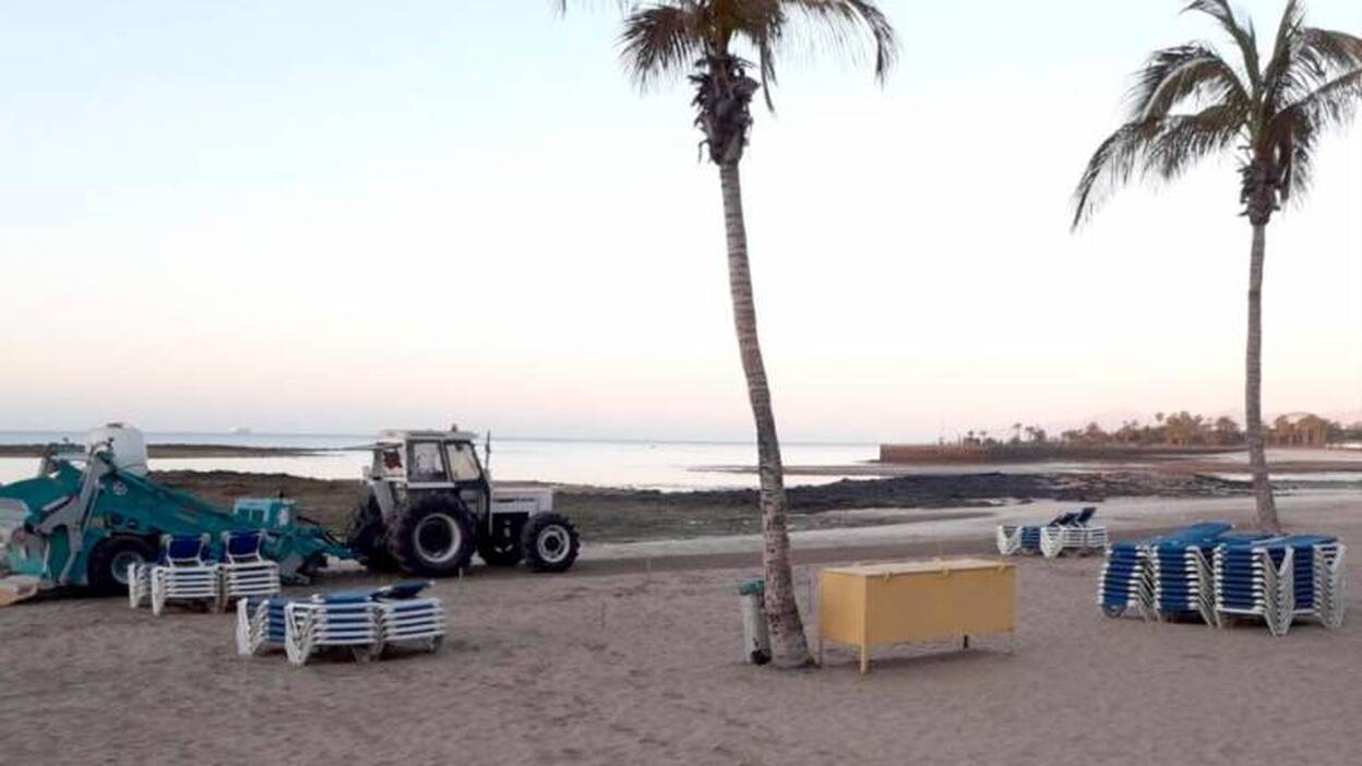 Playas listas para los bañistas