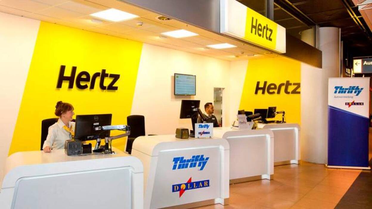 La compañía de alquiler Hertz, en bancarrota