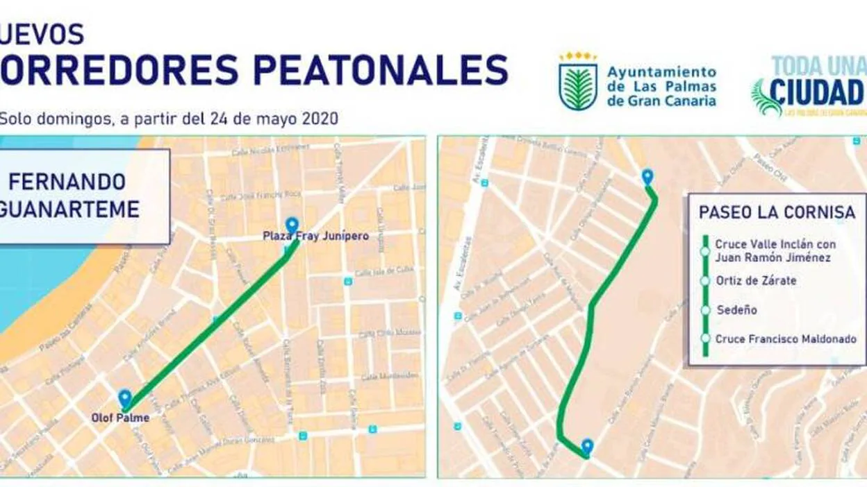 Fernando Guanarteme y el paseo de La Cornisa, para peatones