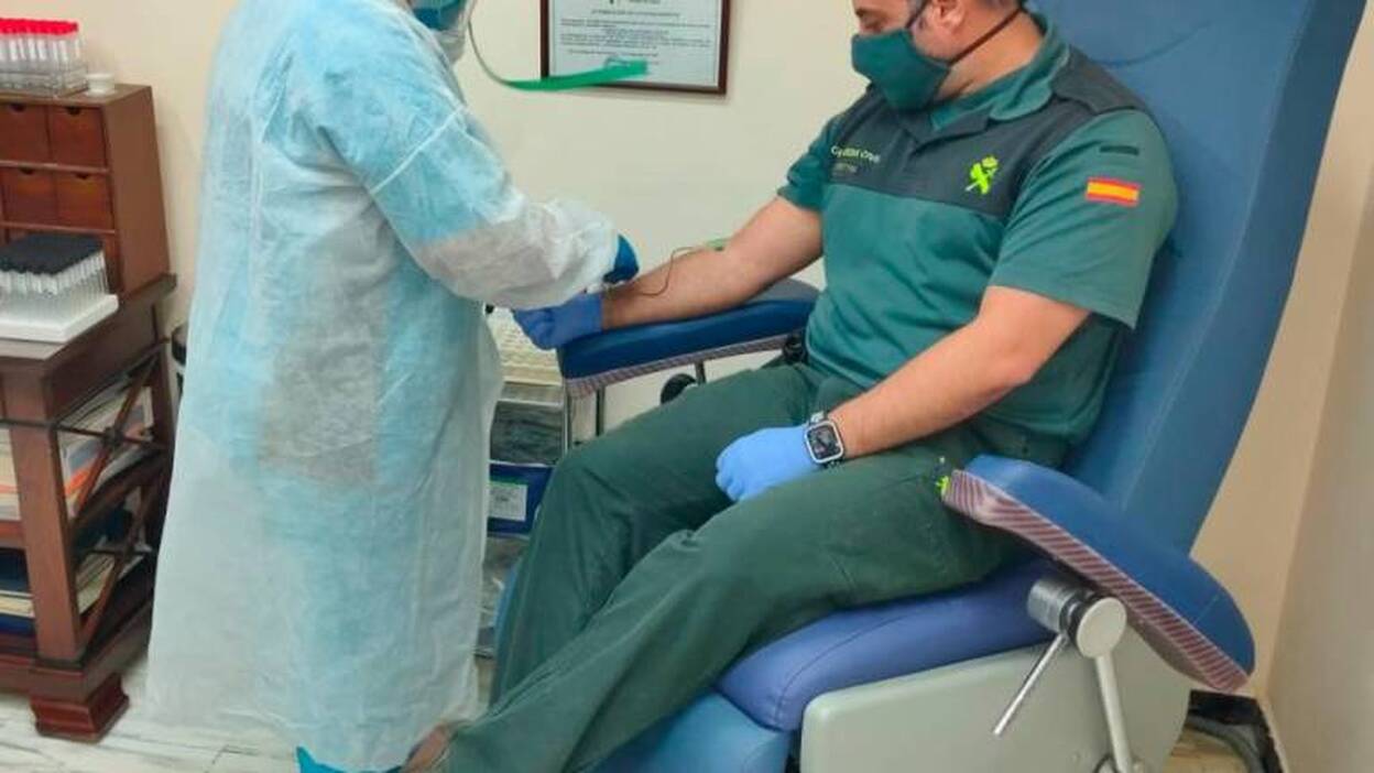 Test gratuitos a la Guardia Civil en Santa Lucía