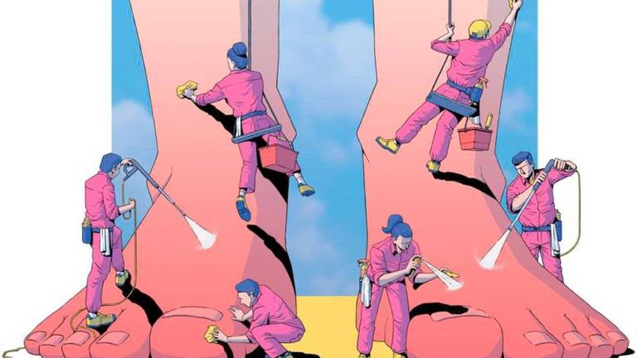 ¿Es bueno andar descalzo por la playa?