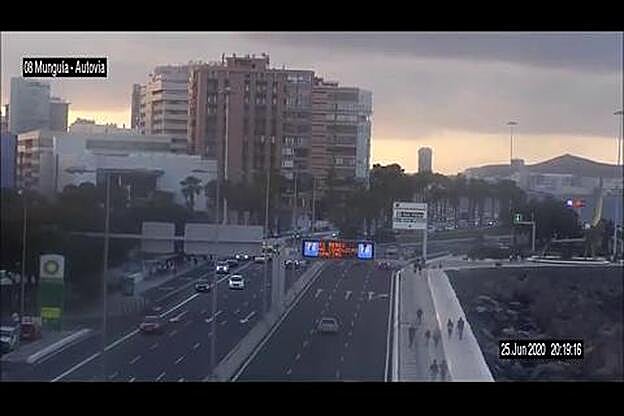 Crítica al ser arrollada en la Avenida Marítima