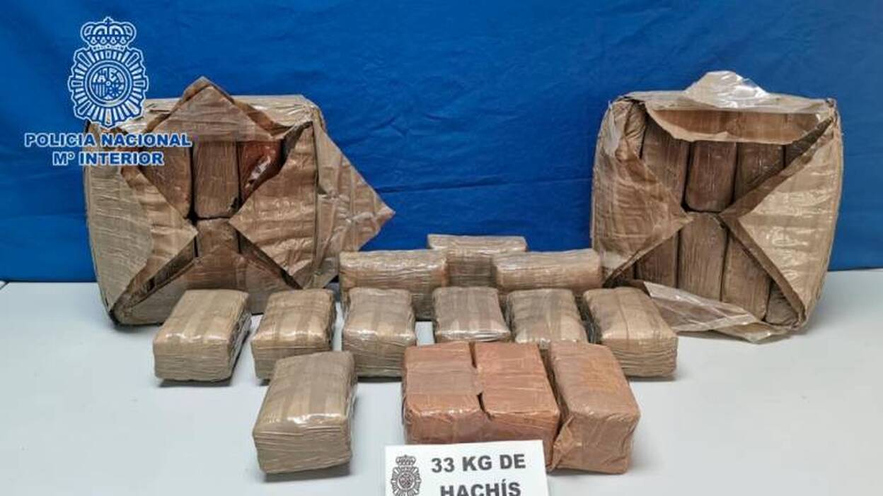 Tenía 33 kilos de hachís en su casa de La Isleta