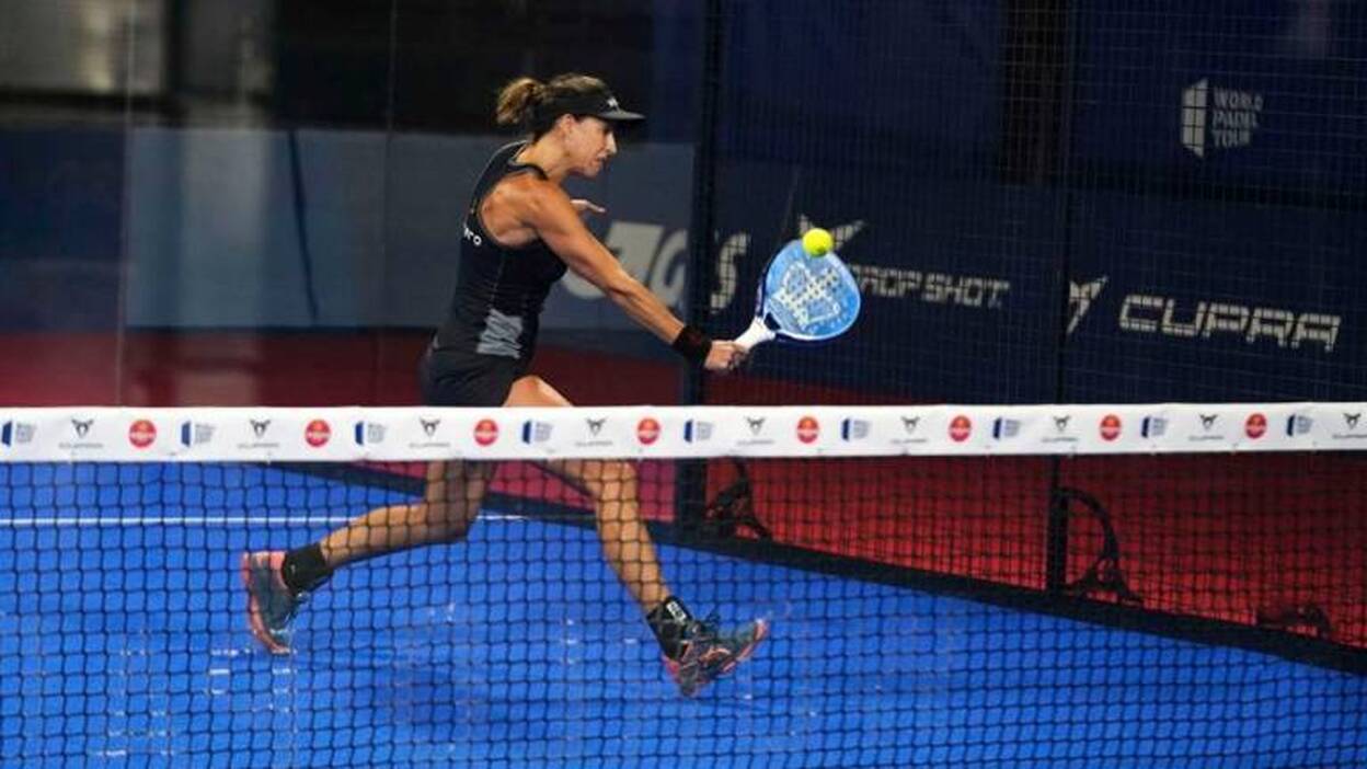 Marta Marrero, en la semifinal del Estrella Damm Open