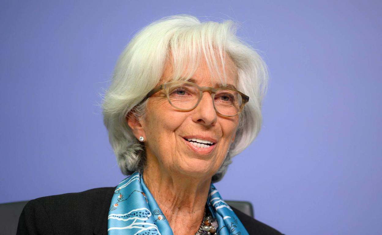 Christine Lagarde, presidenta del BCE 
