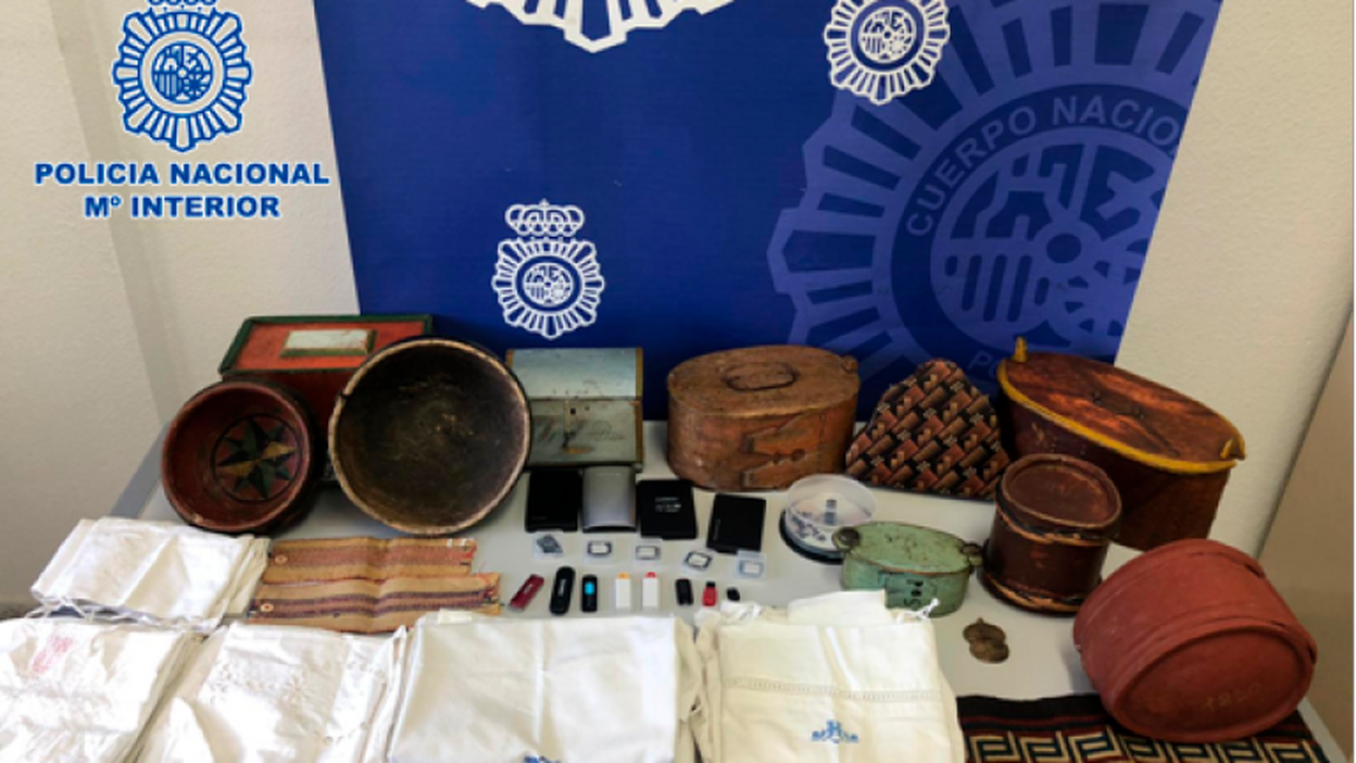 Roba en un museo sacro en Tenerife