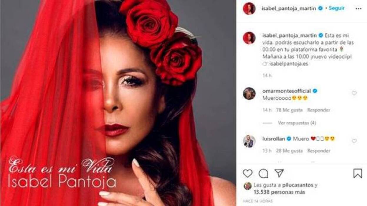 Isabel Pantoja presenta por sorpresa su nuevo tema, ‘Esta es mi vida’