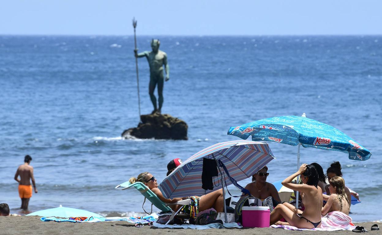 Imagen de archivo de la Playa de Melenara. 