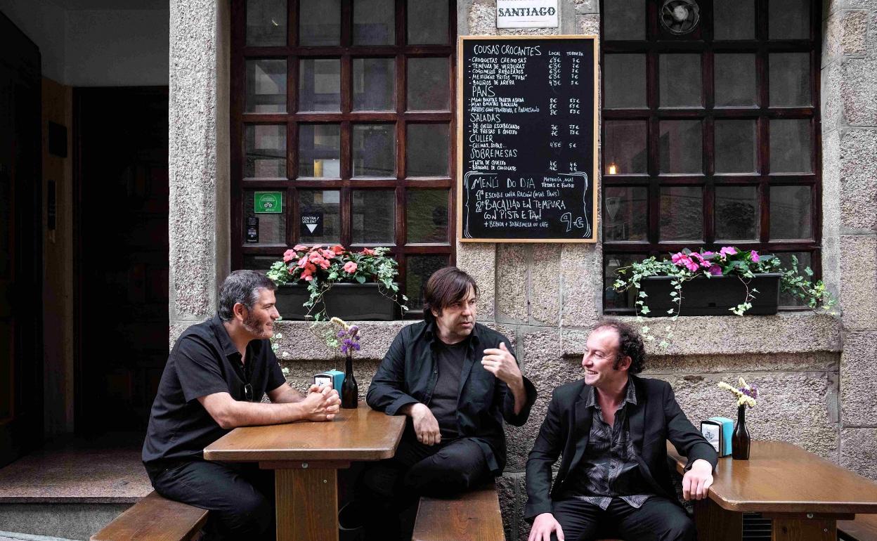 Los tres integrantes de Sumrrá, formación que toca este jueves en Tenerife y el viernes, en el Auditorio Alfredo Kraus. 