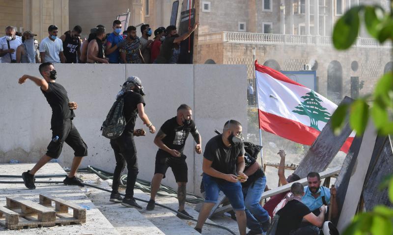 Fotos: Jornada de protestas contra el Gobierno en Beirut