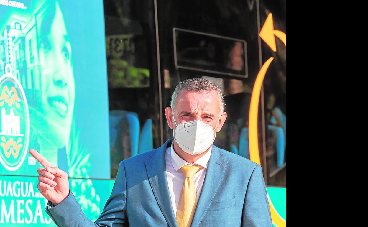 Víctor Quintana, director general de Global «'La Guagua de las Promesas' es una forma de mantener viva la esperanza»