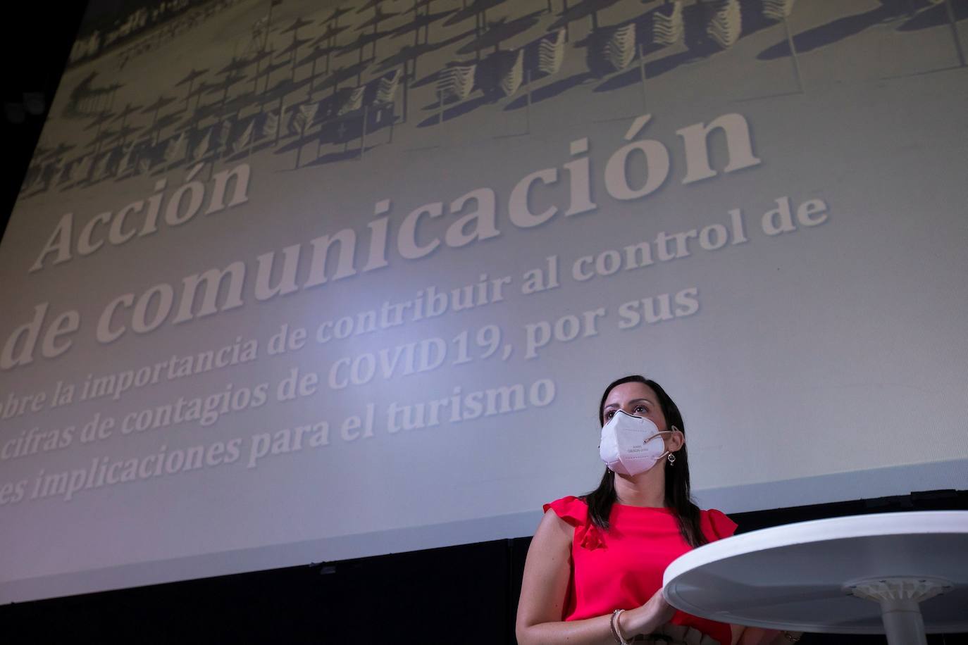 La Consejera de Turismo del Gobierno de canarias, Yaiza Castilla.