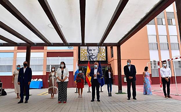 Apertura oficial del curso escolar en Gran Canaria, en el CEIP Don Benito de Las Palmas de Gran Canaria. J