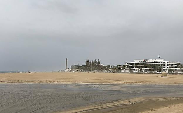 Abren un canal en la Charca de Maspalomas para oxigenarla