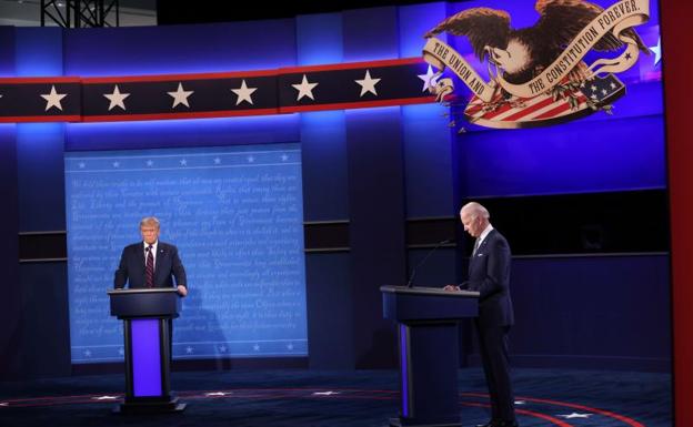 La guerra entre Trump y Biden se reanuda tras el bronco debate presidencial