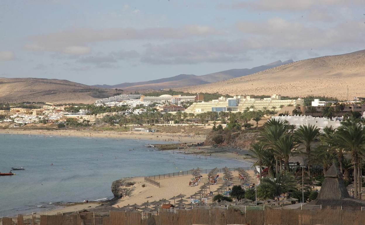 Imagen de archivo de la playa de Costa Calma, en Fuerteventura. 