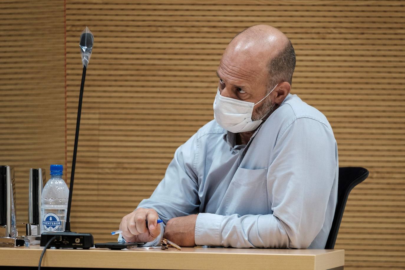 El director de ferias y eventos de Infecar, Rafael Suárez, ayer durante su declaración. 