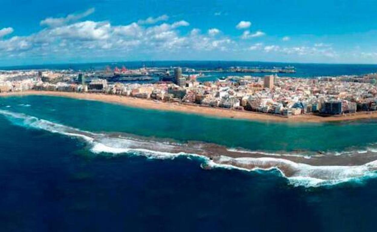 Imagen de la playa de las Canteras. 