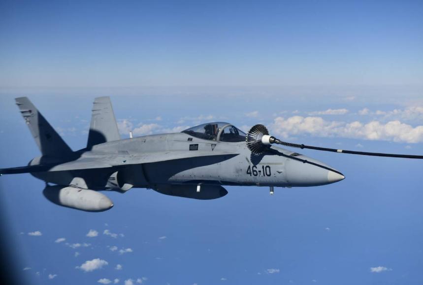 Fotos: Maniobras militares en el cielo de Canarias