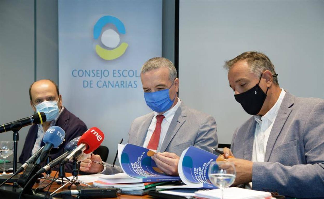 Presentación del informe sobre la educación en Canarias este lunes en Tenerife. 