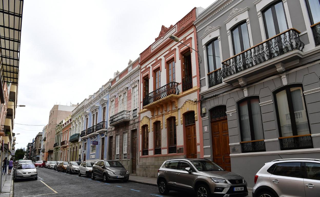 Imagen de archivo de la calle Perojo de la capital grancanaria. 