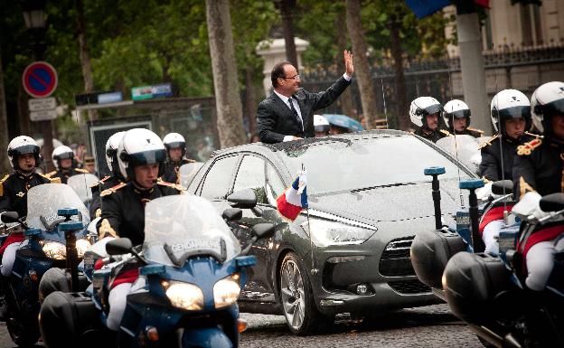 El DS 5 presidencial de François Hollande 